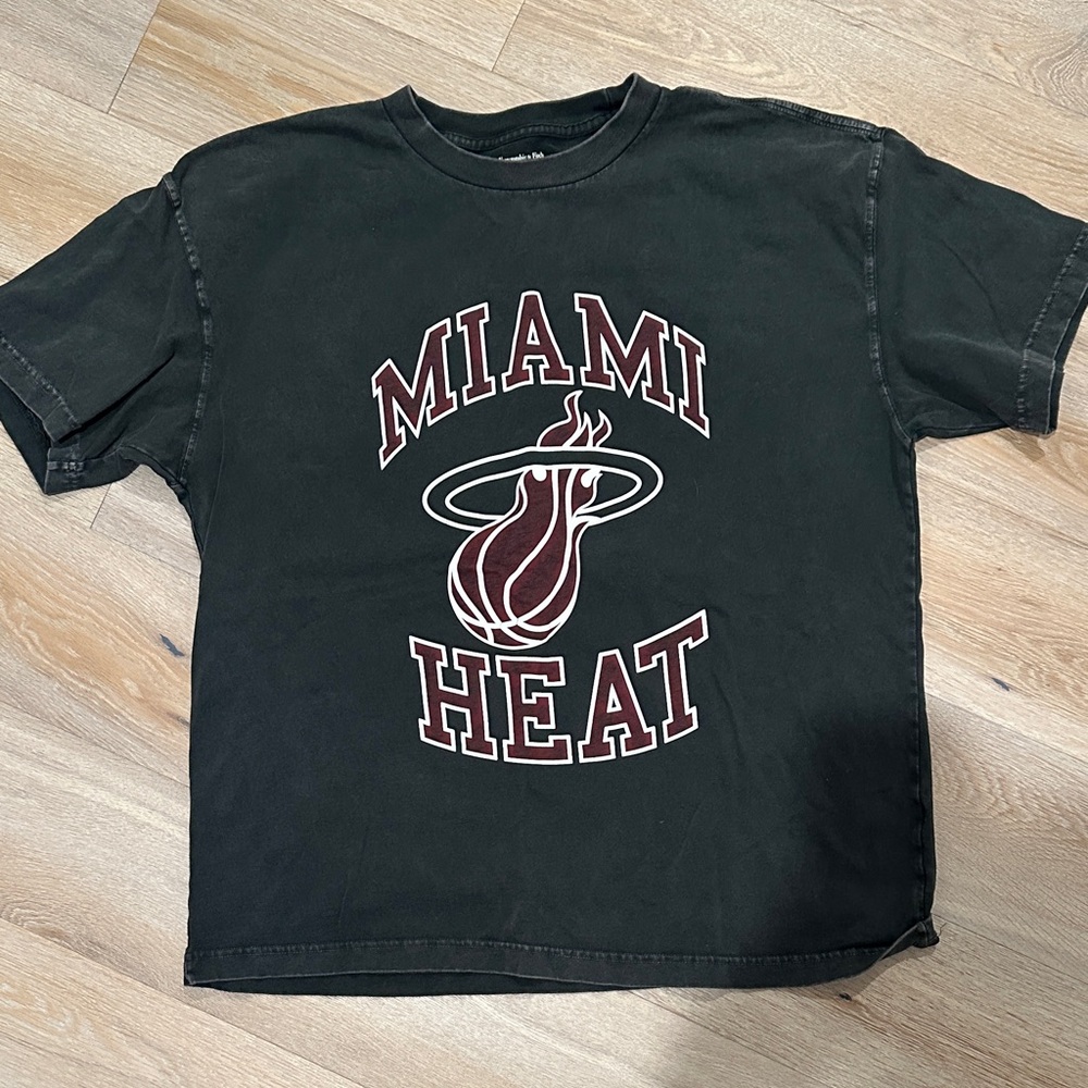 Abercrombie & Fitch Soft A&F Miami Heat Oversized Tee